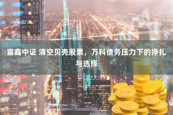 富鑫中证 清空贝壳股票，万科债务压力下的挣扎与选择